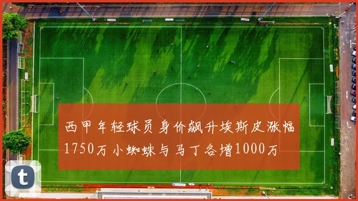 西甲年轻球员身价飙升埃斯皮涨幅1750万小蜘蛛与马丁各增1000万